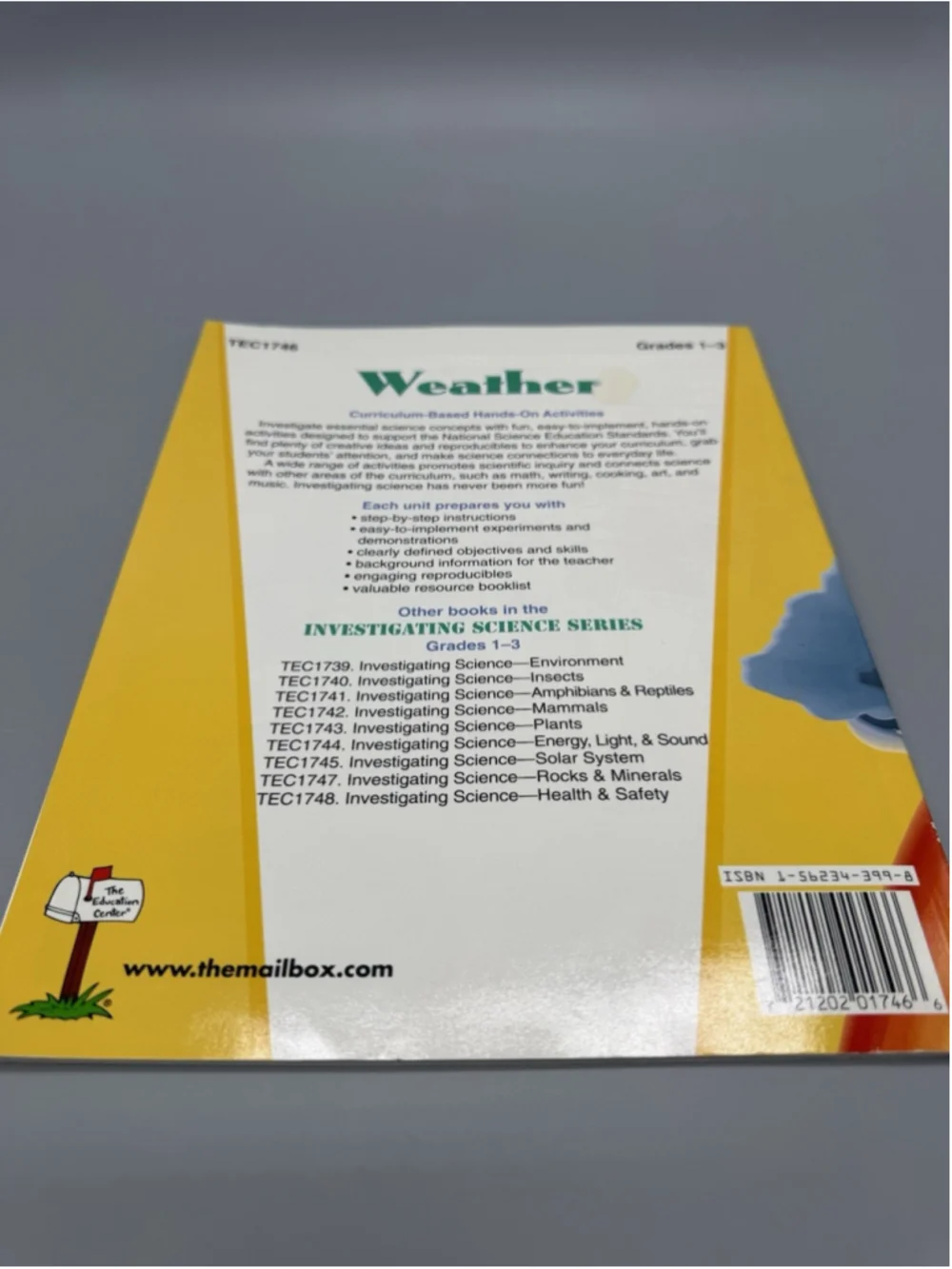 Weather Grades 1 2 3 Investigating Science The Mailbox Reproducible Homeschool